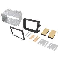 Facade autoradio Fiat Cadre de radio 2 DIN pour Fiat - Noir