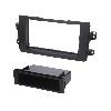 Facade autoradio Fiat Cadre de radio 2 DIN pour Fiat Suzuki - Noir