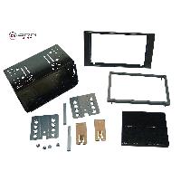 Facade autoradio Ford Kit 2DIN compatible avec Ford Focus 04-07 - Anthracite