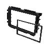 Facade autoradio Honda Kit Facade autoradio KA504A compatible avec Honda HR-V 15-21 - Noir