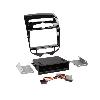 Facade autoradio Hyundai Facade 2DIN compatible avec Hyundai ix20 10-15 Vide poche Induction Qi Noir brillant Clim auto