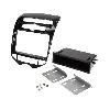 Facade autoradio Hyundai Facade autoradio 1DIN FA441A compatible avec Hyundai ix20 10-15 - Noir brillant - Clim Auto
