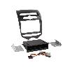 Facade autoradio Hyundai Kit Facade 2DIN compatible avec Hyundai ix20 ap10 Vide poche Induction Qi Noir mat - climatisation manuelle