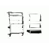 Facade autoradio Hyundai Panneau de support 2Din avec Compartiment pour Hyundai Veracruz ix55 argent