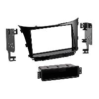 Facade autoradio Hyundai Plaque de support autoradio 2Din avec rangement pour Hyundai Elantra i30 2012-2017