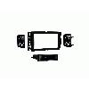 Facade autoradio Isuzu Plaque de support autoradio 2Din avec compartiment pour divers vehicules GM Suzuki