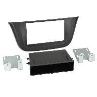 Facade autoradio Iveco Kit Facade autoradio KA944 compatible avec Iveco Daily - vide poche Noir