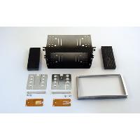 Facade autoradio Kia Kit 2DIN compatible avec KIA SPORTAGE 08-10 - ARGENT