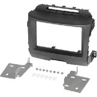 Facade autoradio Kia Kit 2Din compatible avec Kia Sportage 3 ap10 - noir