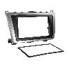 Facade autoradio Mazda Plaque de support 2Din Mazda 6 -GH- 2008-2013 argent noir
