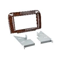 Facade autoradio Mercedes Support Autoradio 2Din pour Mercedes Classe CL S Bois de Racine