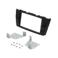 Facade autoradio Mitsubishi Facade Autoradio FA326B Compatible avec Mitsubishi Mirage SpaceStar 13-25 noir brillant