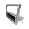 Facade autoradio Opel Facade autoradio 1din compatible avec Opel Astra H 04-10 - Argent - avec vide poche
