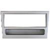 Facade autoradio Opel Facade Autoradio FA100.0M compatible avec Opel -voir liste- Argent Avec vide poche