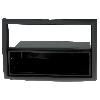 Facade autoradio Renault Facade Autoradio FA235C2 1DIN compatible avec Megane 2 02-10 - Noir Avec vide-poche