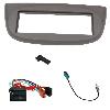 Facade autoradio Renault Kit Installation Autoradio KF217G 1Din compatible avec Renault Twingo 2007-2014 - Gris - Fakra