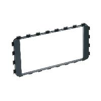 Cadre/Adaptateur 2 ISO Pour Autoradio Toyota RAV4 2006 - Noir - Compatible Remplacement Autoradio Aftermarket