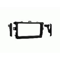 Facade autoradio Toyota Plaque de support autoradio 2Din noire pour Toyota Corolla 2009-2013