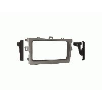 Facade autoradio Toyota Support Autoradio 2Din Toyota Corolla 2009-2013 argent