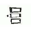 Facade autoradio Volvo Support Autoradio 1Din Volvo 100 200 740 760 780 940 Noir
