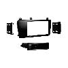 Facade autoradio Volvo Support autoradio 2Din avec rangement pour Volvo S60 S70 V70 CX70 noir
