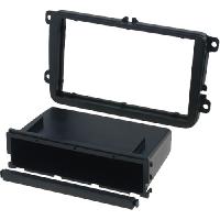 Facade autoradio VW Facade autoradio FA261B compatible avec Seat Skoda VW noir brillant 2Din - voir liste en description
