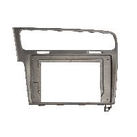 Facade autoradio VW Plaque de support autoradio 10 VW Golf VII-AU- 2012-2020 silver LHD