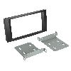Facade autoradio VW Plaque de support autoradio 2Din noire pour VW T5 2003-2015 Touareg 2003-2010