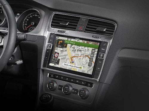 Facade autoradio VW Facade Grise claire Golf 7 -082012- compatible avec X901D-G7 - PANEL-G7L-LG