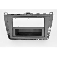 Facades Autoradios Facade autoradio 1DIN compatible avec Mazda 6 ap10 - noir brillant - avec vide poche