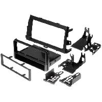 Facades Autoradios Facade autoradio 1DIN compatible avec Toyota Corolla ap08 - Noir - avec vide-poche