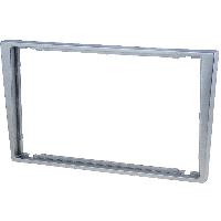 Facades Autoradios Facade autoradio 2Din FA100J compatible avec Opel Renault Suzuki - argent fonce