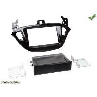 Facades Autoradios Facade Autoradio compatible avec OPEL ADAM ap13 CORSA ap15 - Noir laque - avec vide poche