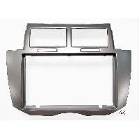 Facades Autoradios Facade Autoradio compatible avec Toyota Yaris 09-11 Argent