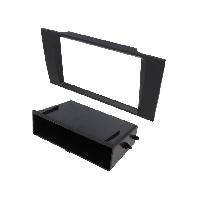 Facades Autoradios Facade autoradio FA126A compatible avec Audi A4 B5 Noir Avec vide-poche