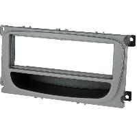 Facades Autoradios Facade Autoradio FA213C compatible avec Ford C-Max Focus Galaxy Mondeo S-Max ap07 - argent - avec vide-poche