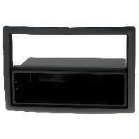 Facades Autoradios Facade Autoradio FA235C2 1DIN compatible avec Megane 2 02-09 - Noir Avec vide-poche