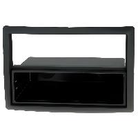 Facades Autoradios Facade Autoradio FA235C2 1DIN compatible avec Megane 2 02-10 - Noir Avec vide-poche
