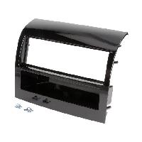 Facades Autoradios Facade autoradio FA493A compatible avec Fiat Ducato ap14 Noir brillant 1Din avec Vide-poche