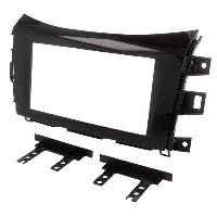 Facades Autoradios Facade autoradio FA507 compatible avec Nissan Navara ap15 - Pour 100x200mm - Noir brillant - 2DIN