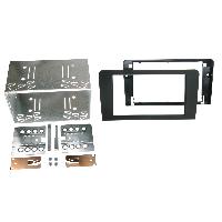 Facades Autoradios Kit 2 DIN compatible avec Audi A3 03-12 - noir