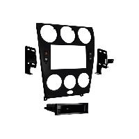 Facades Autoradios Kit 2 DIN compatible avec Mazda 6 06-08 Noir