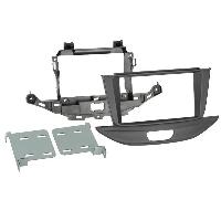 Facades Autoradios KIT 2 DIN compatible avec OPEL ASTRA K ap15 NOIR