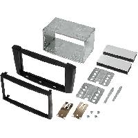 Facades Autoradios KIT 2 DIN compatible avec TOYOTA AVENSIS T25 04-09 NOIR