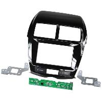 Facades Autoradios Kit 2DIN Autoradio compatible avec CITROEN C4 AIRCROSS type B ap12 - NOIR LAQUE