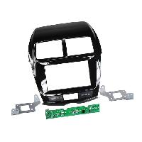 Facades Autoradios Kit 2DIN Autoradio compatible avec PEUGEOT 4008 ap12 - NOIR LAQUE