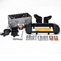 Facades Autoradios Kit 2DIN autoradio FA227C compatible avec Fiat 500 07-15 500C 09-15 - Noir