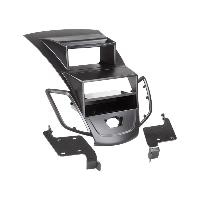 Facades Autoradios Kit 2Din Autoradio FA277CN Ford Fiesta ap09 compatible avec voiture avec ecran - Vide poche - Noir