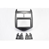 Facades Autoradios Kit 2DIN compatible avec CHEVROLET AVEO ap11 - GRIS METAL