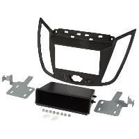 Facades Autoradios Kit 2Din compatible avec Ford C-MAX ap10 - brun fonce